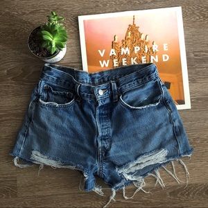 Vintage High Waist Size 28 Levi’s Denim Shorts